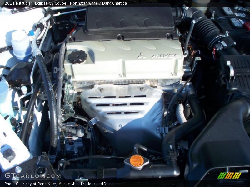Northstar White / Dark Charcoal 2011 Mitsubishi Eclipse GS Coupe