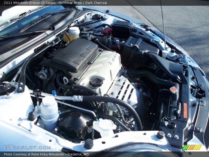 Northstar White / Dark Charcoal 2011 Mitsubishi Eclipse GS Coupe