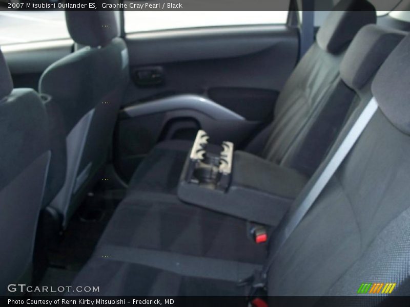 Graphite Gray Pearl / Black 2007 Mitsubishi Outlander ES