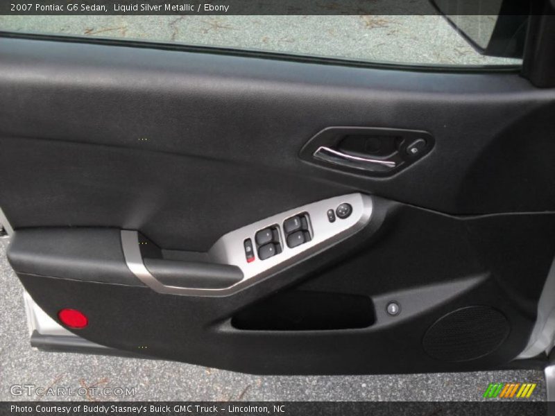 Liquid Silver Metallic / Ebony 2007 Pontiac G6 Sedan