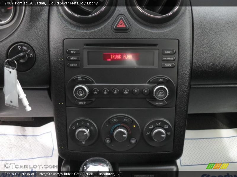 Liquid Silver Metallic / Ebony 2007 Pontiac G6 Sedan
