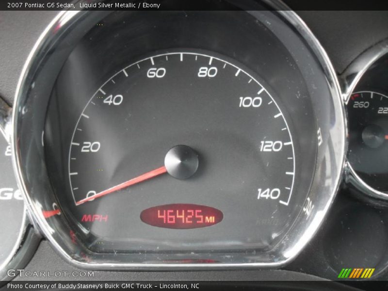 Liquid Silver Metallic / Ebony 2007 Pontiac G6 Sedan