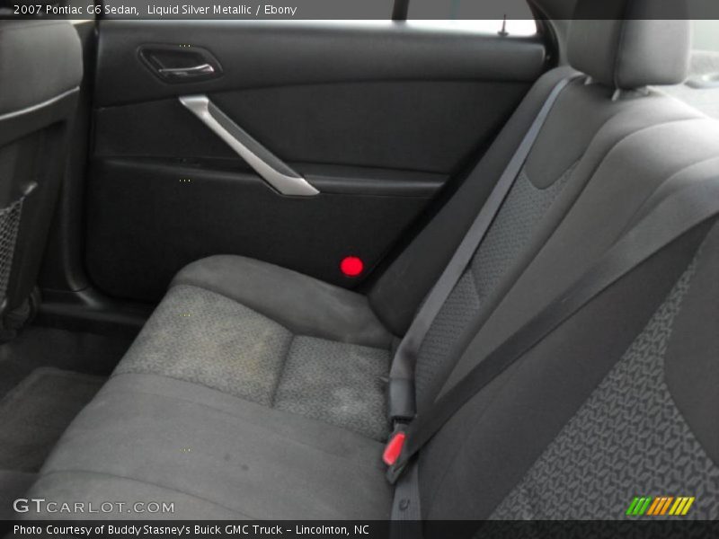 Liquid Silver Metallic / Ebony 2007 Pontiac G6 Sedan