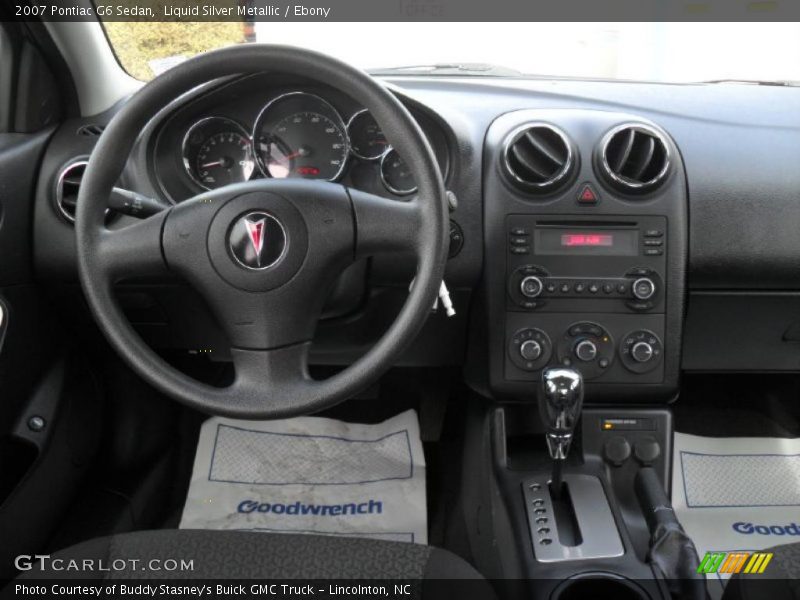 Liquid Silver Metallic / Ebony 2007 Pontiac G6 Sedan