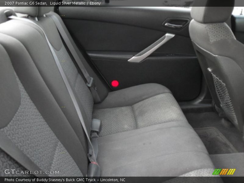 Liquid Silver Metallic / Ebony 2007 Pontiac G6 Sedan