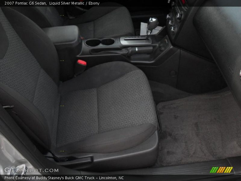 Liquid Silver Metallic / Ebony 2007 Pontiac G6 Sedan