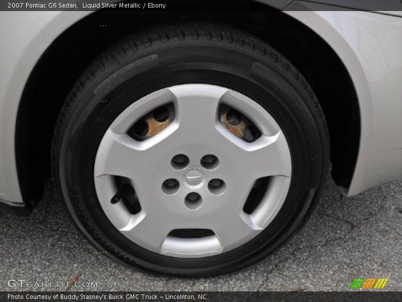 Liquid Silver Metallic / Ebony 2007 Pontiac G6 Sedan