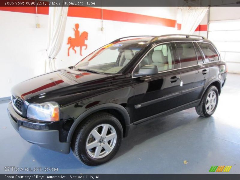 Black / Taupe/Light Taupe 2006 Volvo XC90 2.5T