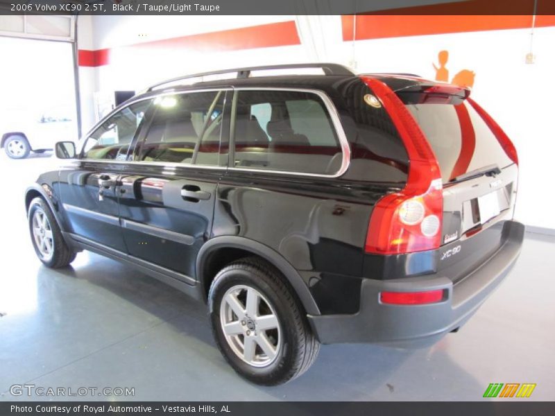 Black / Taupe/Light Taupe 2006 Volvo XC90 2.5T