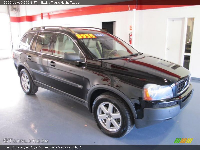 Black / Taupe/Light Taupe 2006 Volvo XC90 2.5T