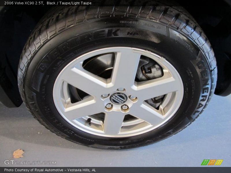 Black / Taupe/Light Taupe 2006 Volvo XC90 2.5T
