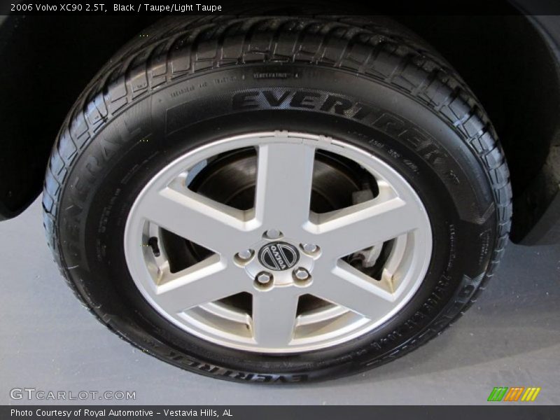 Black / Taupe/Light Taupe 2006 Volvo XC90 2.5T