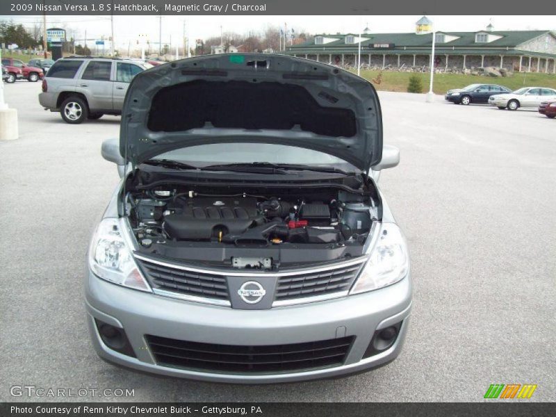 Magnetic Gray / Charcoal 2009 Nissan Versa 1.8 S Hatchback