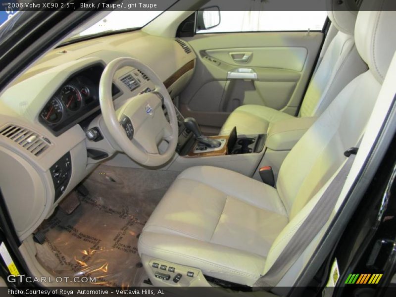 Black / Taupe/Light Taupe 2006 Volvo XC90 2.5T