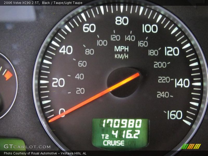 Black / Taupe/Light Taupe 2006 Volvo XC90 2.5T