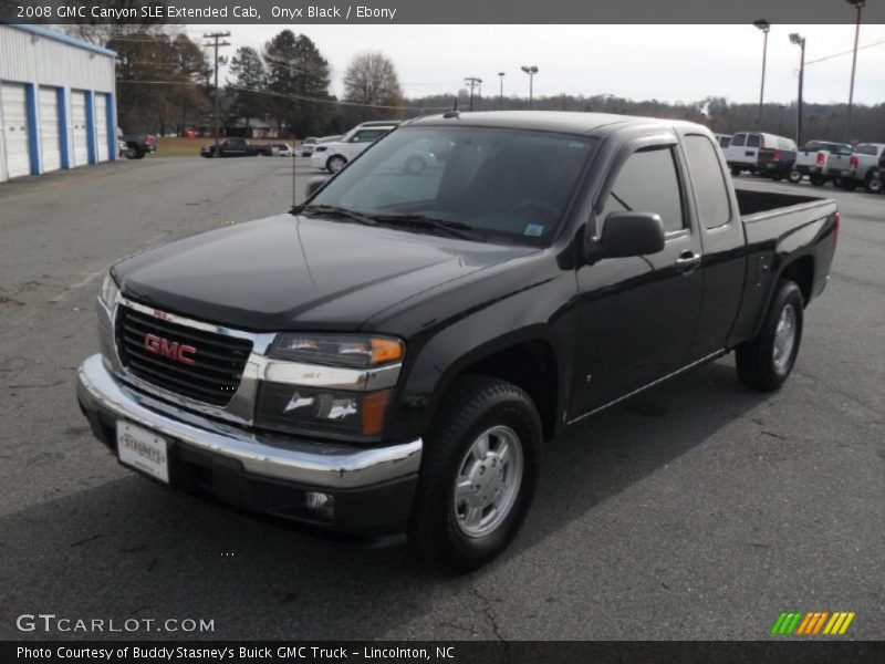 Onyx Black / Ebony 2008 GMC Canyon SLE Extended Cab