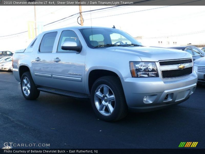 Sheer Silver Metallic / Dark Titanium/Light Titanium 2010 Chevrolet Avalanche LT 4x4