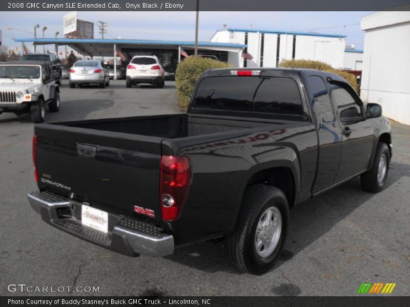 Onyx Black / Ebony 2008 GMC Canyon SLE Extended Cab