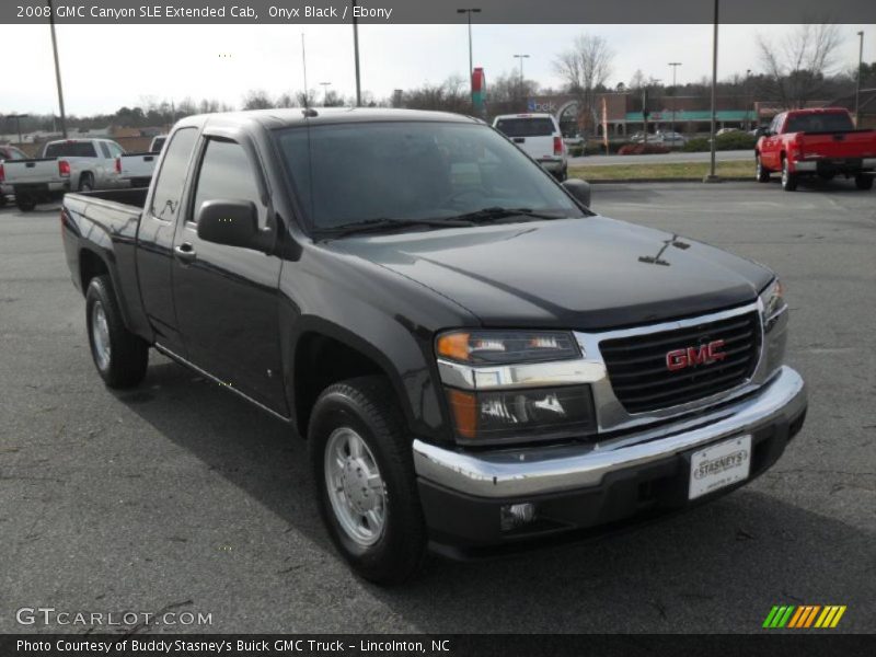 Onyx Black / Ebony 2008 GMC Canyon SLE Extended Cab