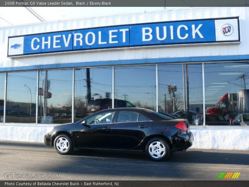 Black / Ebony Black 2008 Pontiac G6 Value Leader Sedan