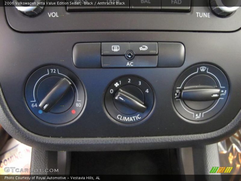 Black / Anthracite Black 2006 Volkswagen Jetta Value Edition Sedan
