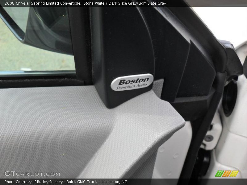 Stone White / Dark Slate Gray/Light Slate Gray 2008 Chrysler Sebring Limited Convertible