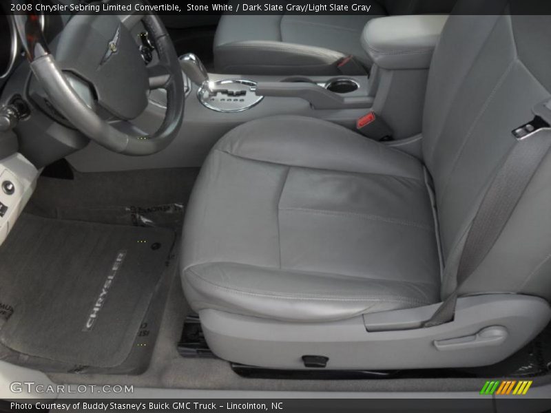 Stone White / Dark Slate Gray/Light Slate Gray 2008 Chrysler Sebring Limited Convertible