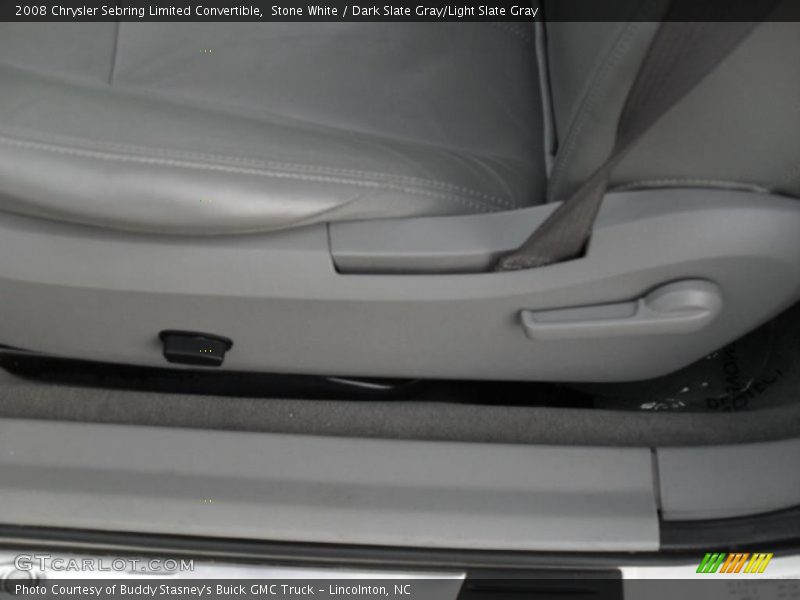 Stone White / Dark Slate Gray/Light Slate Gray 2008 Chrysler Sebring Limited Convertible