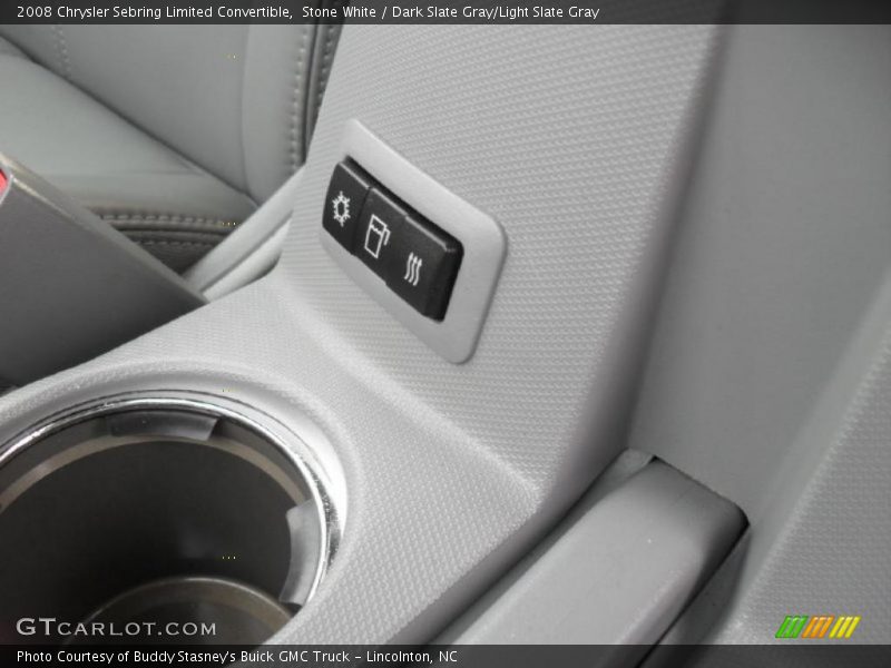 Stone White / Dark Slate Gray/Light Slate Gray 2008 Chrysler Sebring Limited Convertible