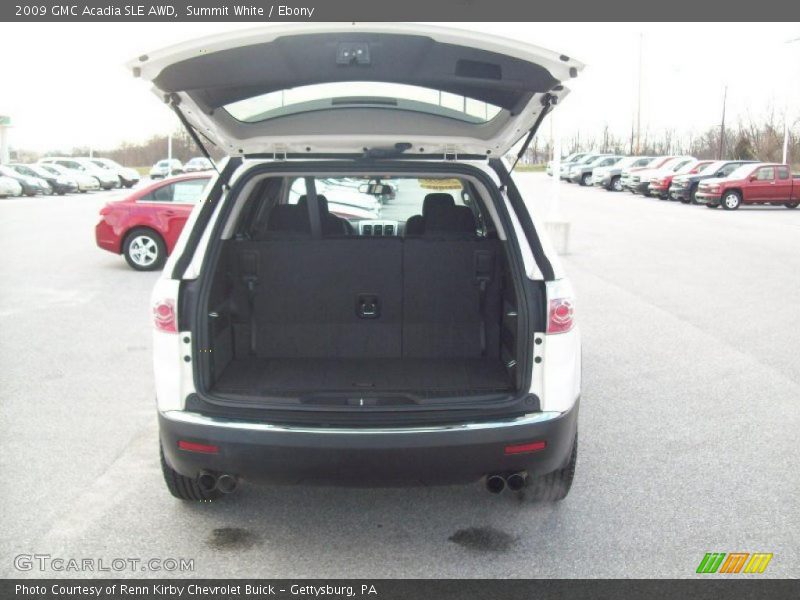 Summit White / Ebony 2009 GMC Acadia SLE AWD