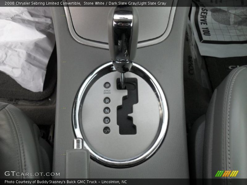 Stone White / Dark Slate Gray/Light Slate Gray 2008 Chrysler Sebring Limited Convertible