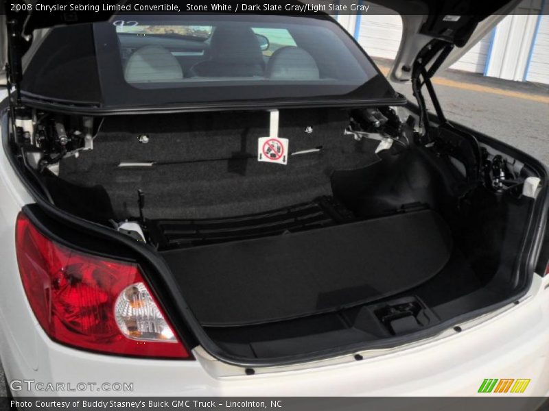 Stone White / Dark Slate Gray/Light Slate Gray 2008 Chrysler Sebring Limited Convertible