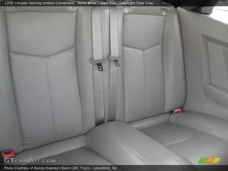Stone White / Dark Slate Gray/Light Slate Gray 2008 Chrysler Sebring Limited Convertible