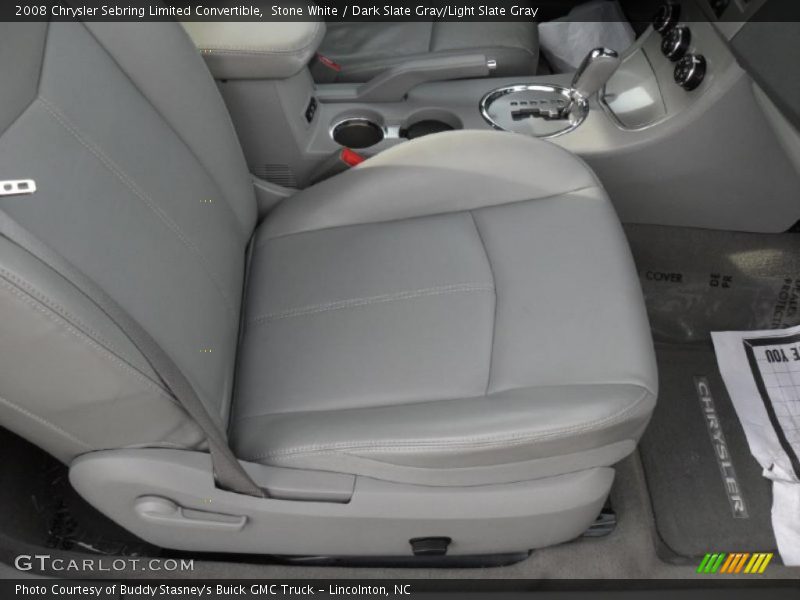 Stone White / Dark Slate Gray/Light Slate Gray 2008 Chrysler Sebring Limited Convertible