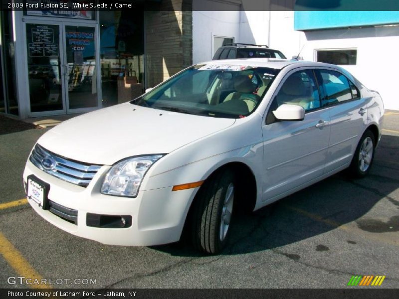 White Suede / Camel 2009 Ford Fusion SE
