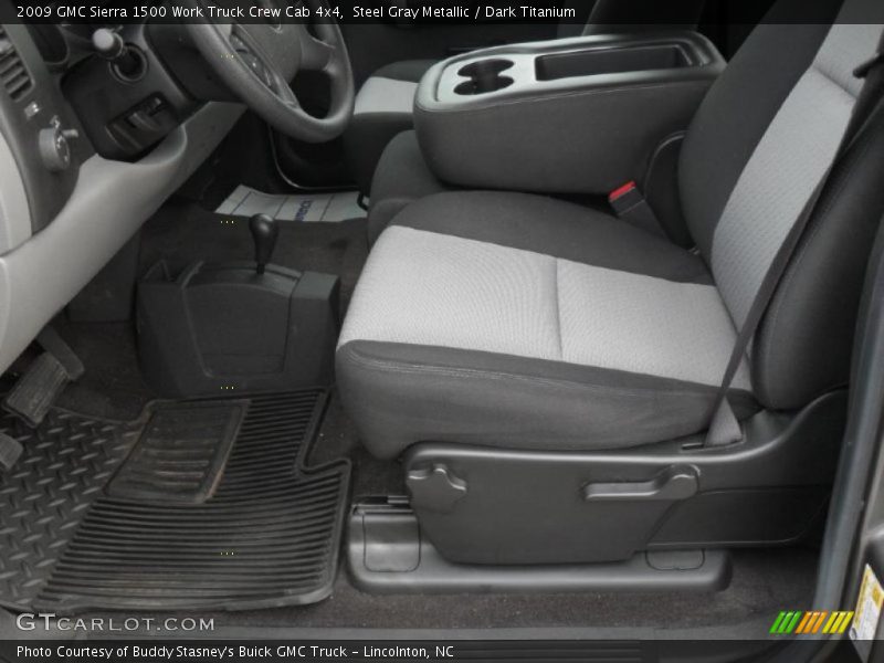 Steel Gray Metallic / Dark Titanium 2009 GMC Sierra 1500 Work Truck Crew Cab 4x4