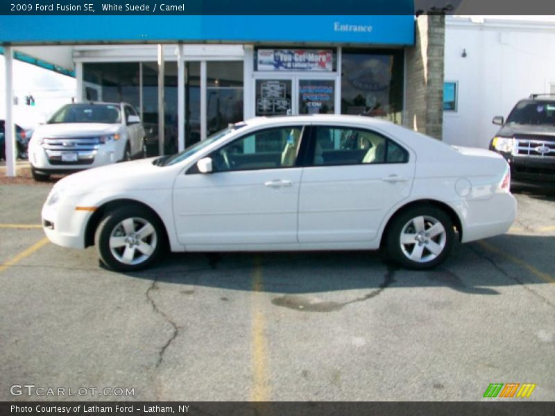 White Suede / Camel 2009 Ford Fusion SE