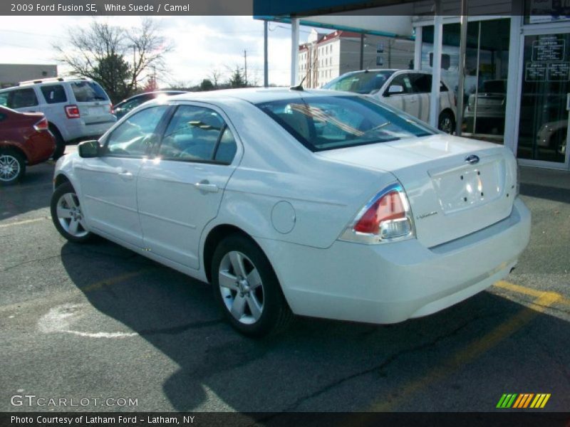 White Suede / Camel 2009 Ford Fusion SE
