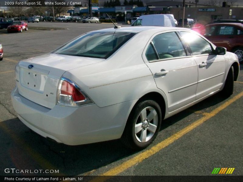 White Suede / Camel 2009 Ford Fusion SE