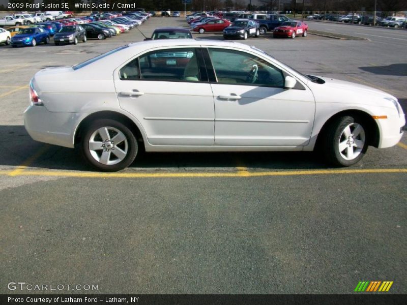 White Suede / Camel 2009 Ford Fusion SE