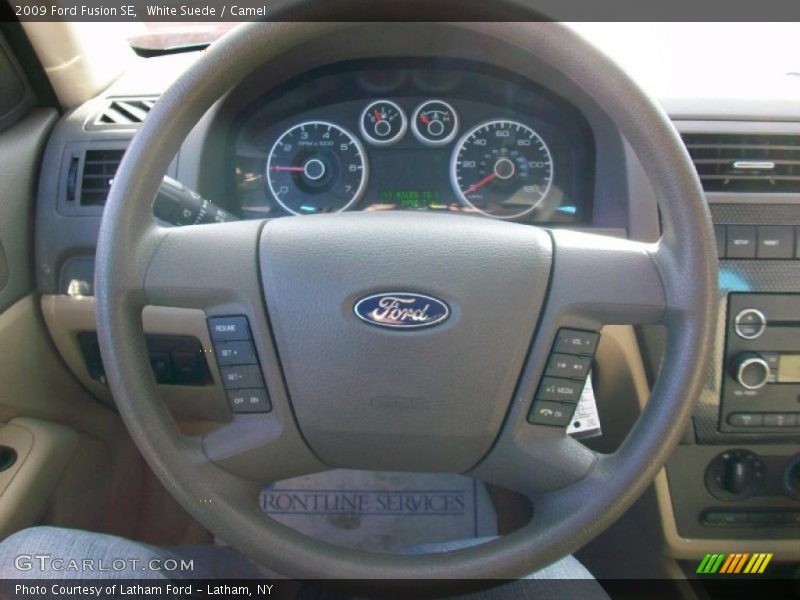 White Suede / Camel 2009 Ford Fusion SE