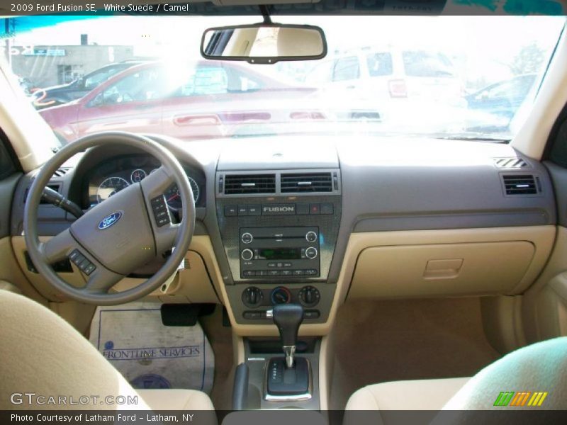 White Suede / Camel 2009 Ford Fusion SE
