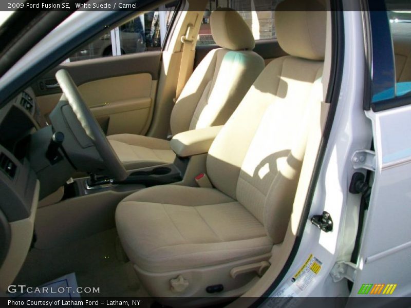 White Suede / Camel 2009 Ford Fusion SE