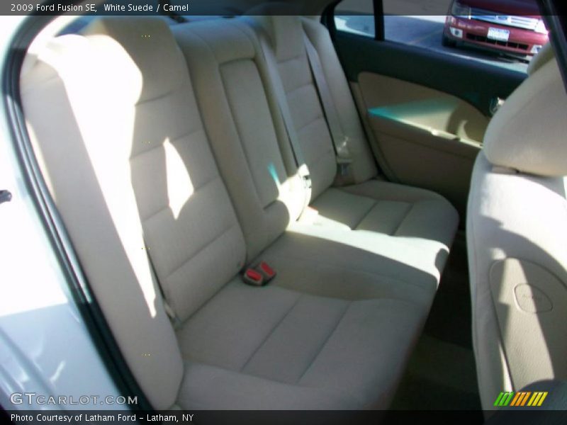 White Suede / Camel 2009 Ford Fusion SE