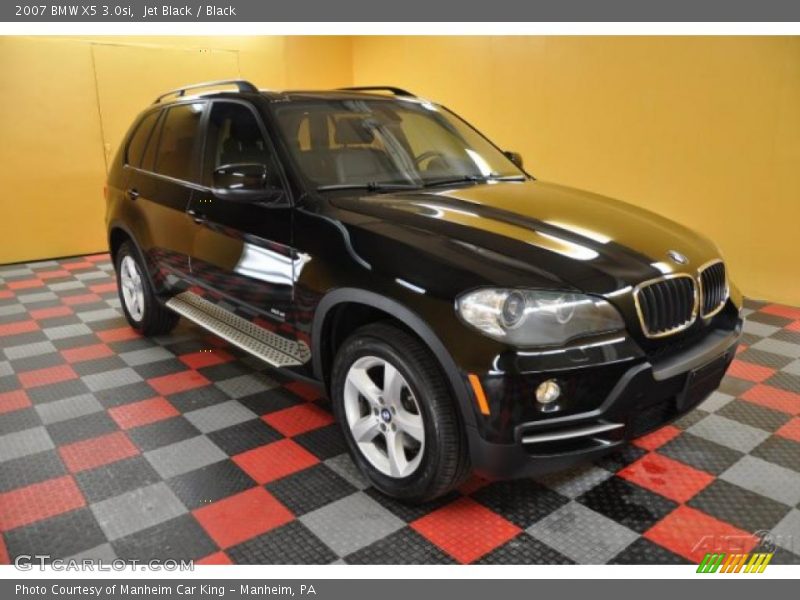 Jet Black / Black 2007 BMW X5 3.0si