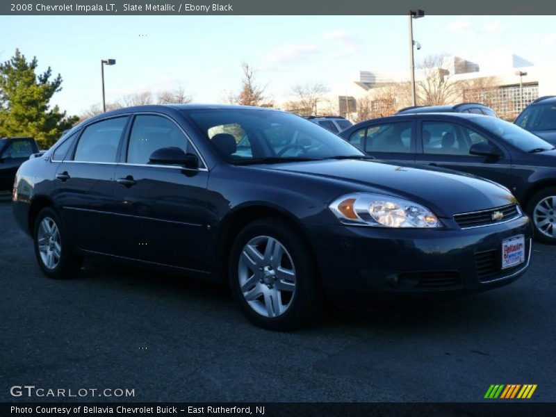 Slate Metallic / Ebony Black 2008 Chevrolet Impala LT