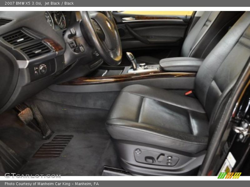 Jet Black / Black 2007 BMW X5 3.0si