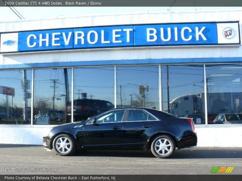 Black Raven / Ebony 2009 Cadillac CTS 4 AWD Sedan
