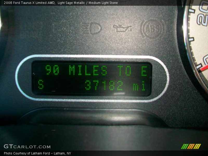 Light Sage Metallic / Medium Light Stone 2008 Ford Taurus X Limited AWD