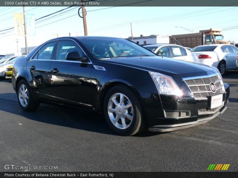 Black Raven / Ebony 2009 Cadillac CTS 4 AWD Sedan